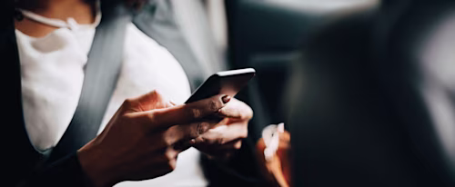 Woman on her smartphone