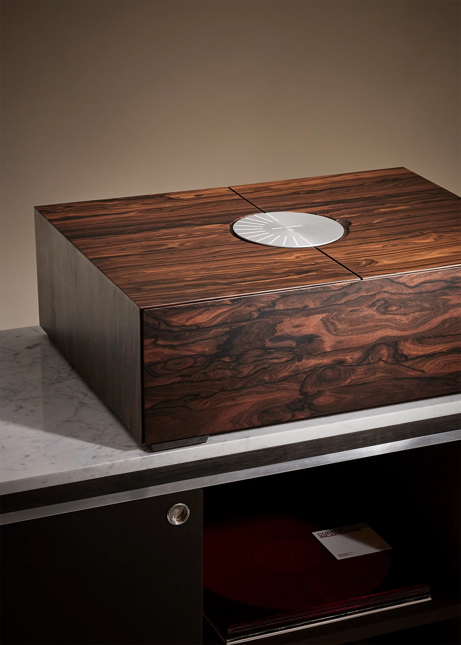 Saint Laurent Beogram 4000 limited edition record player wooden box