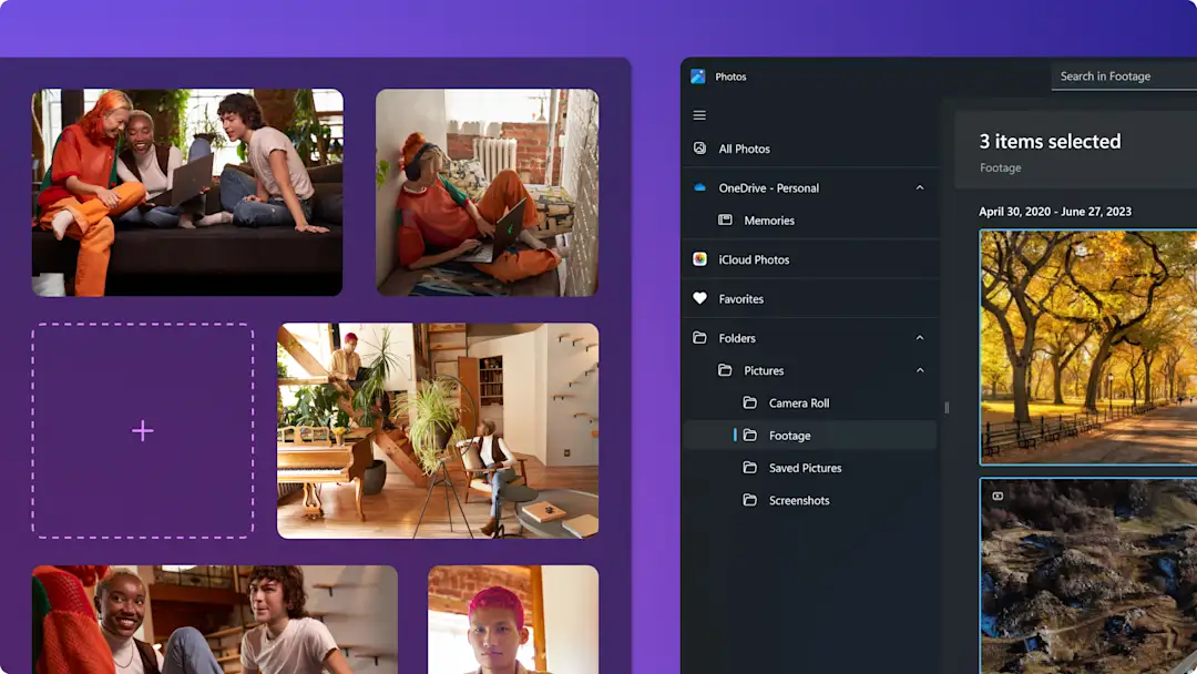 Como fazer um vídeo com IA usando o Microsoft Fotos e o Clipchamp