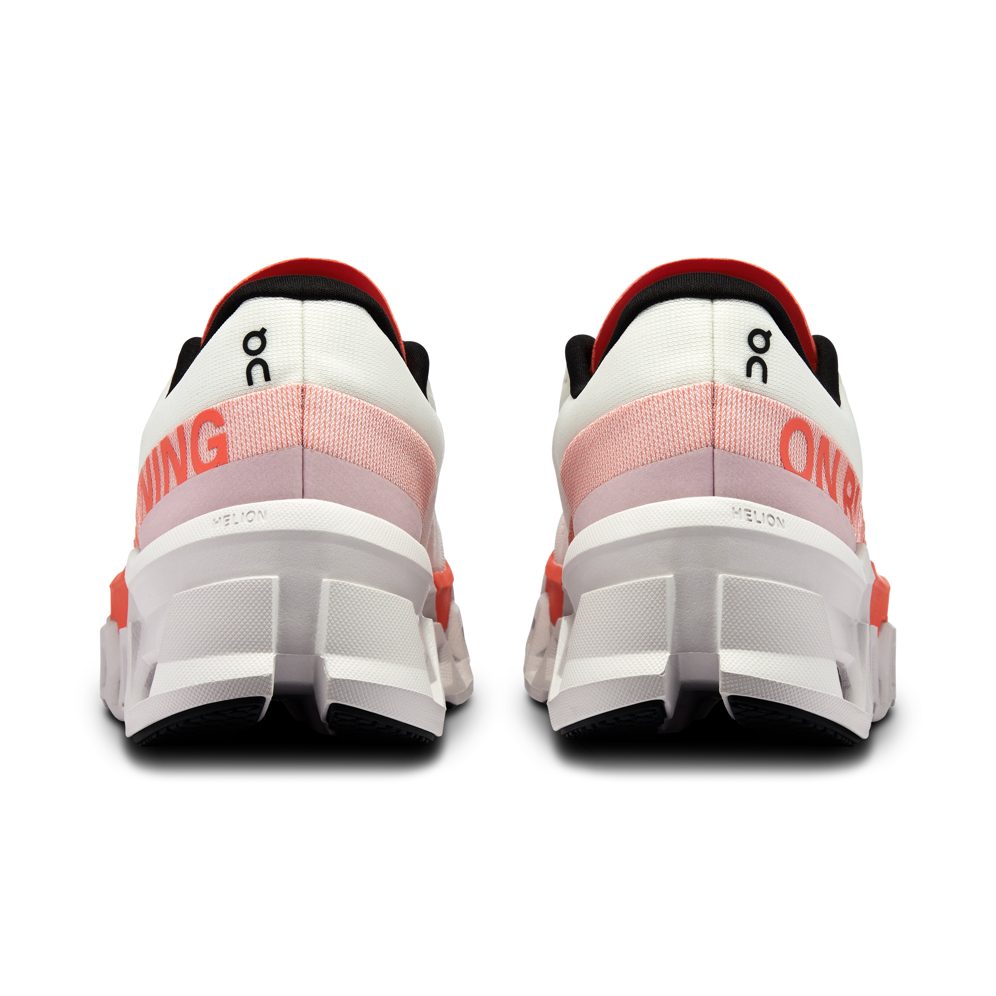 On Cloudmonster 2 White & Flame Women Road running Shoes