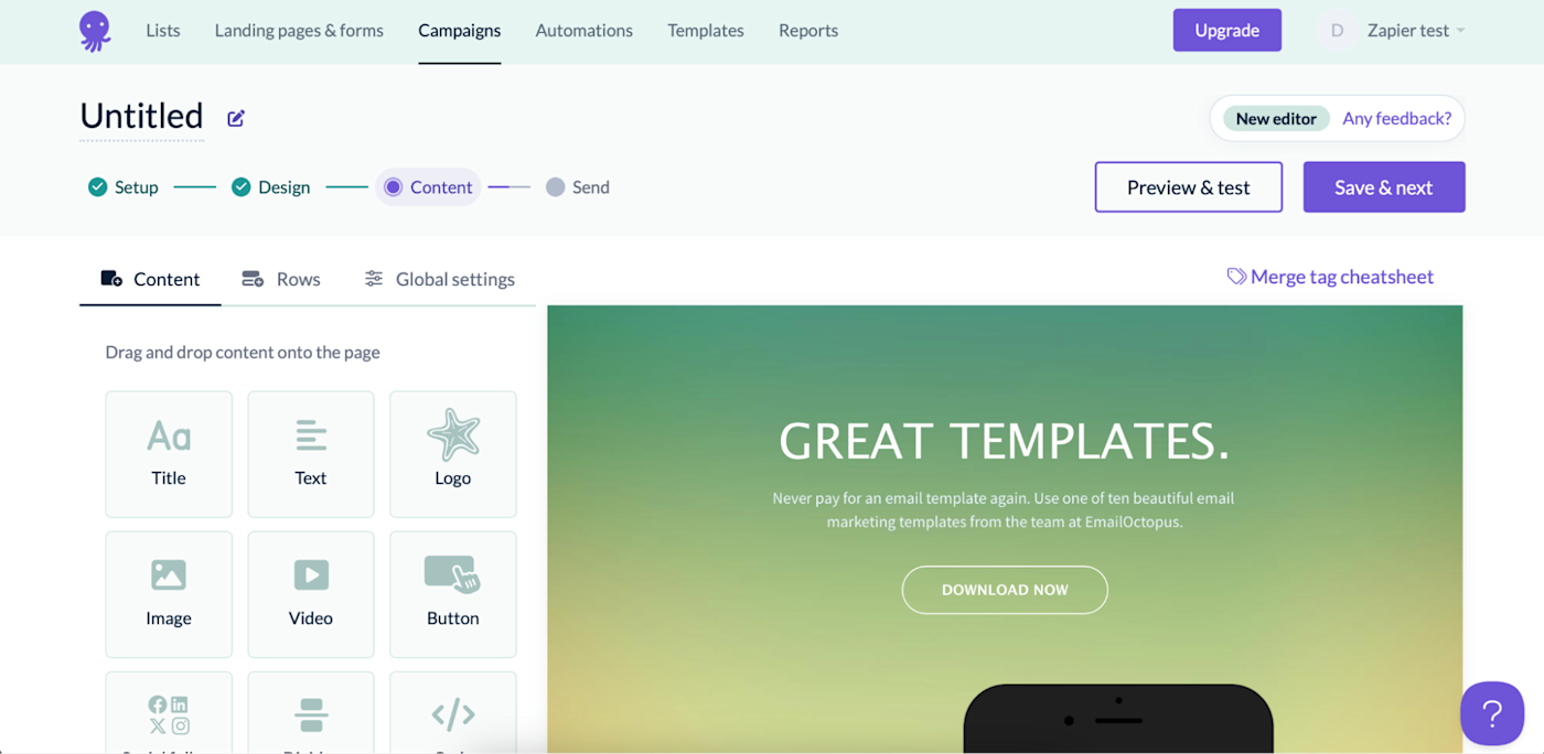 EmailOctopus, our pick for the best free email marketing software for a super affordable upgrade
