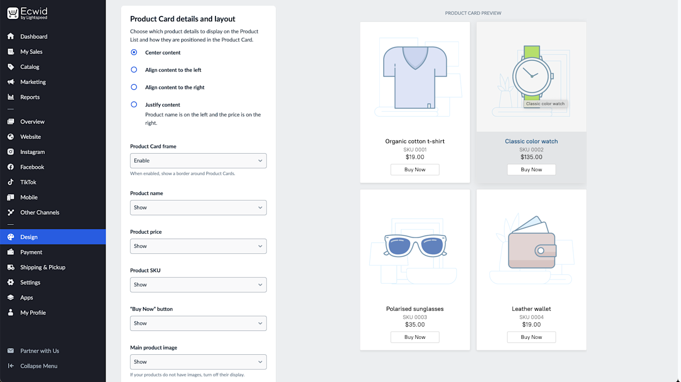 Ecwid, our pick for the best eCommerce website building platform for getting started for free