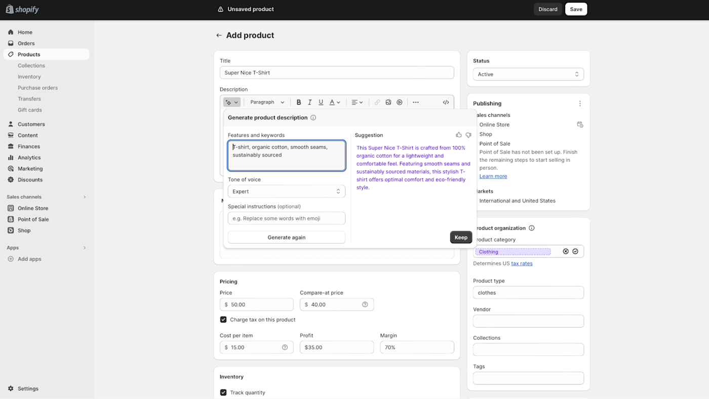 Shopify, our pick for the best eCommerce website building platform for getting up and running quickly