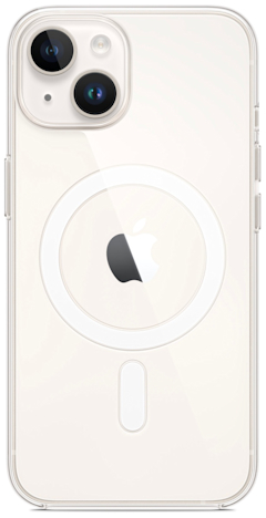 Apple iPhone 14 Clear Case met MagSafe