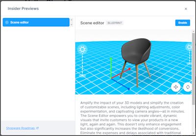 Insider Previews overview scene editor Insider Previews overview scene editor