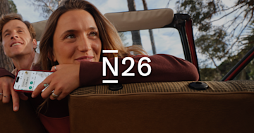 The everyday account with travel insurance — N26 Go.