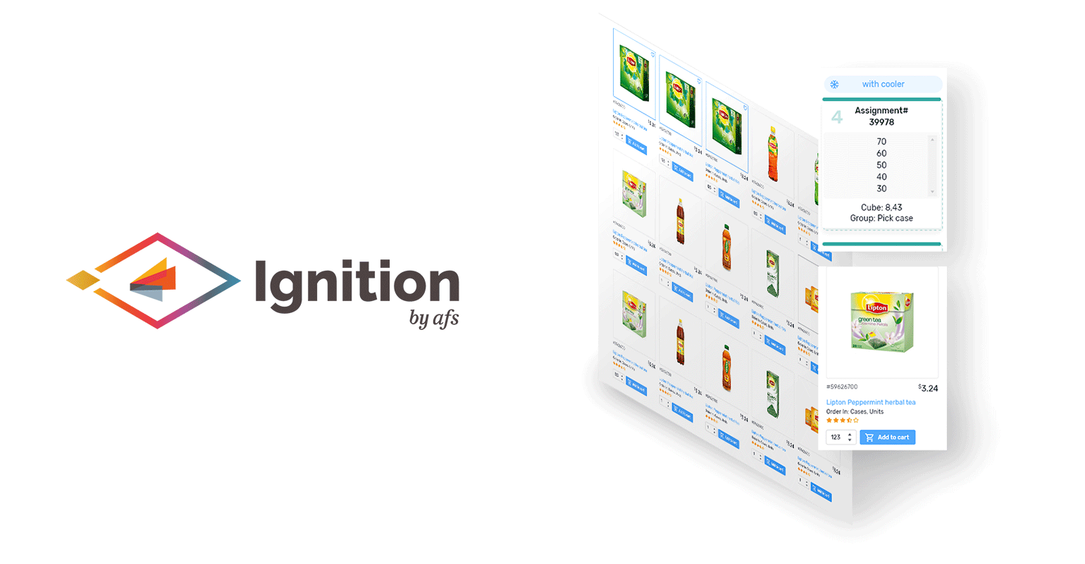 Image showing Ignition by AFS logo and software.